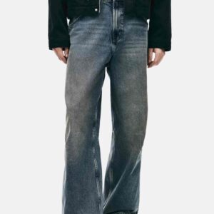 Wide Leg Baggy Jeans for Mens | Oversized Denim | Korean Street Style Jeans